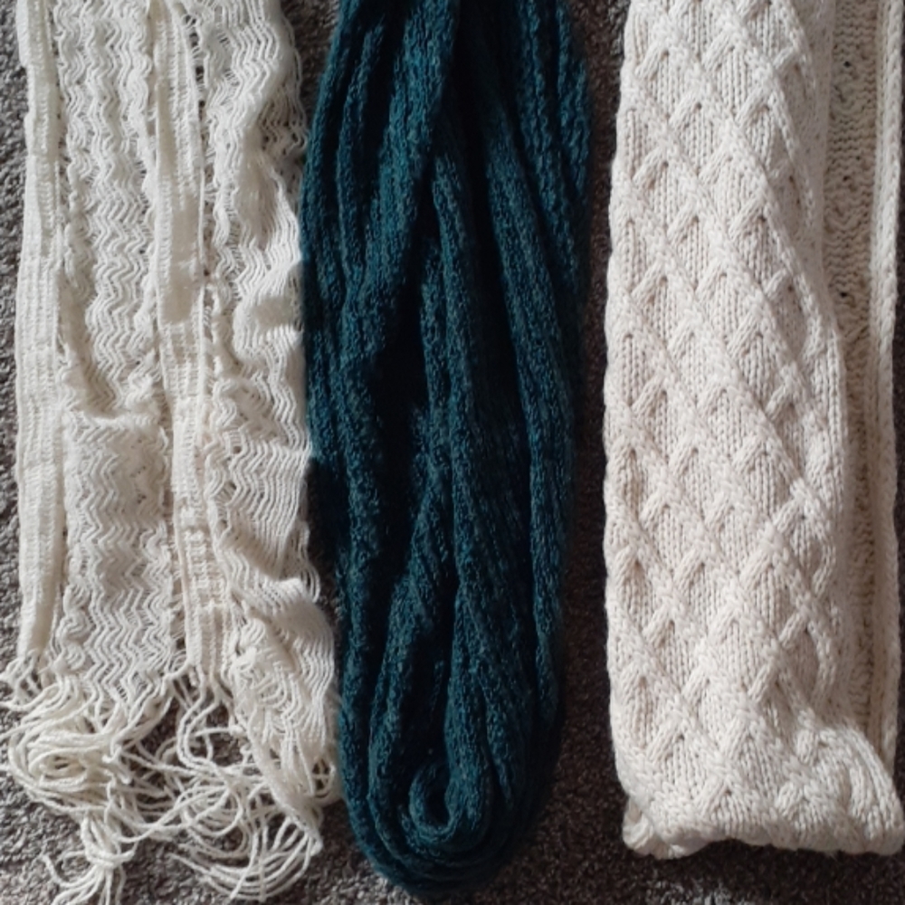 Scarves, 2 infinity.